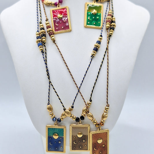 Collar TAROT DIA Y NOCHE